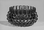 Hobnail Finger Bowl, Hobbs, Brockunier and Company  American, Pressed cranberry glass, American