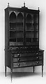 Desk and Bookcase, Thomas Seymour  American, Maple, mahogany, oak, white pine, American