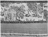 Valance, Printed cotton, English fabric, American