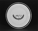 Plate, Tucker and Hemphill (1831–37), Porcelain, American