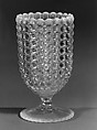 Celery Vase, Richards and Hartley Flint Glass Co.  American, Pressed colorless and opalescent glass, American
