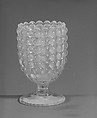 Spoon Holder, Richards and Hartley Flint Glass Co.  American, Pressed colorless and opalescent glass, American