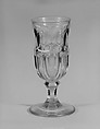 Parfait Glass, Pressed glass, American