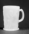 Mug, King Glass Company  American, Pressed glass, American
