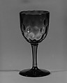 Cordial Glass, Hobbs, Brockunier and Company American, Blown glass, American