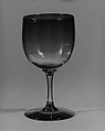 Wine Glass, New England Glass Company American, Blown glass, American
