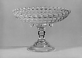 Compote, Adams and Company American, Pressed glass, American