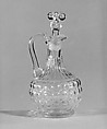 Cruet, Adams and Company American, Pressed yellow glass, American