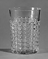 Tumbler, Richards and Hartley Flint Glass Co.  American, Pressed yellow glass, American