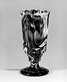Celery Vase, Challinor, Taylor and Company  American, Pressed purple marble glass, American