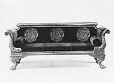 Sofa, Mahogany, American
