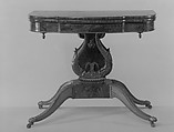 Card Table, Henry Connelly  American, Mahogany, maple, pine, American