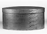 Oval Box, United Society of Believers in Christ’s Second Appearing (“Shakers”)  American, Wood; Maple, pine, American, Shaker
