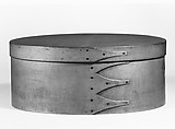 Oval Box, United Society of Believers in Christ’s Second Appearing (“Shakers”)  American, Wood; Maple, pine, American, Shaker