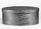 Oval Box, United Society of Believers in Christ’s Second Appearing (“Shakers”)  American, Wood; Maple, pine, American, Shaker