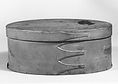 Oval Box, United Society of Believers in Christ’s Second Appearing (“Shakers”)  American, Wood; Maple, pine, American, Shaker