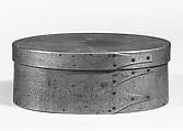 Oval Box, United Society of Believers in Christ’s Second Appearing (“Shakers”)  American, Wood; Maple, pine, American, Shaker