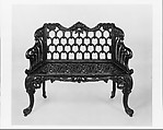 Garden Bench, Cast iron, American