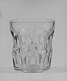 Tumbler, Pressed glass, American