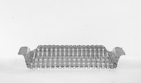 Tray, Mount Washington Glass Company  American, Blown glass, American