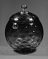 Covered Bowl, Hobbs, Brockunier and Company  American, Blown glass, American
