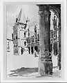 Chateau de Blois, Florence Vincent Robinson (1874–1937), Watercolor and graphite on paper, American