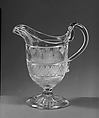 Creamer, Pressed glass, American