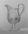 Creamer, Alonzo C. Young American, Pressed glass, American