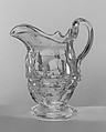 Creamer, Pressed glass, American