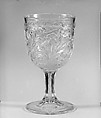 Goblet, Boston & Sandwich Glass Company American, Pressed glass, American