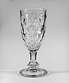 Claret Glass, McKee and Brothers American, Pressed glass, American