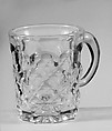 Mug, Pressed glass