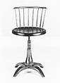 Revolving Chair, United Society of Believers in Christ’s Second Appearing (“Shakers”) (American, active ca. 1750–present), Maple, white oak, pine, birch, American, Shaker
