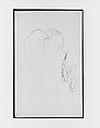 Heads and Feet of Two Javanese Dancers (from Sketchbook of Javanese Dancers), John Singer Sargent American, Graphite on off-white wove paper, American