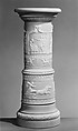 Centennial Pedestal, Designed by Karl L. H. Müller (1820–1887), Porcelain, American