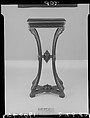 Pedestal, Ebonized cherry, American