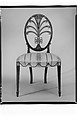 Pair of side chairs, Painted maple with white pine, American