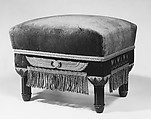 Footstool, Maple, American