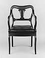 Armchair, Duncan Phyfe  American, born Scotland, Rosewood, American