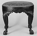 Stool, Mahogany, American