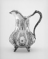 Water Pitcher, William F. Ladd  American, Silver, American
