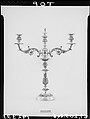 Candelabrum, Silver plate on copper