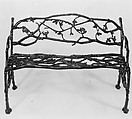 Settee, Cast iron, American