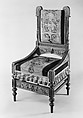 Side chair, Pottier and Stymus Manufacturing Company, Black walnut, American
