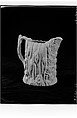 Pitcher, United States Pottery Company (1852–58), Parian porcelain, American