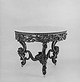 Center Table, Rosewood, ash (secondary wood), marble