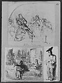 Artist's Studio (from Sketchbook), James McNeill Whistler (American, Lowell, Massachusetts 1834–1903 London), Black ink on off-white wove paper, American