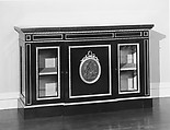 Cabinet, Léon Marcotte  French, Oak, poplar, pearwood or applewood veneer, American