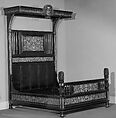 Bedstead, Herter Brothers (German, active New York, 1864–1906), Cherry, American