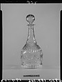 Decanter, Boston & Sandwich Glass Company American, Blown molded lead glass, American